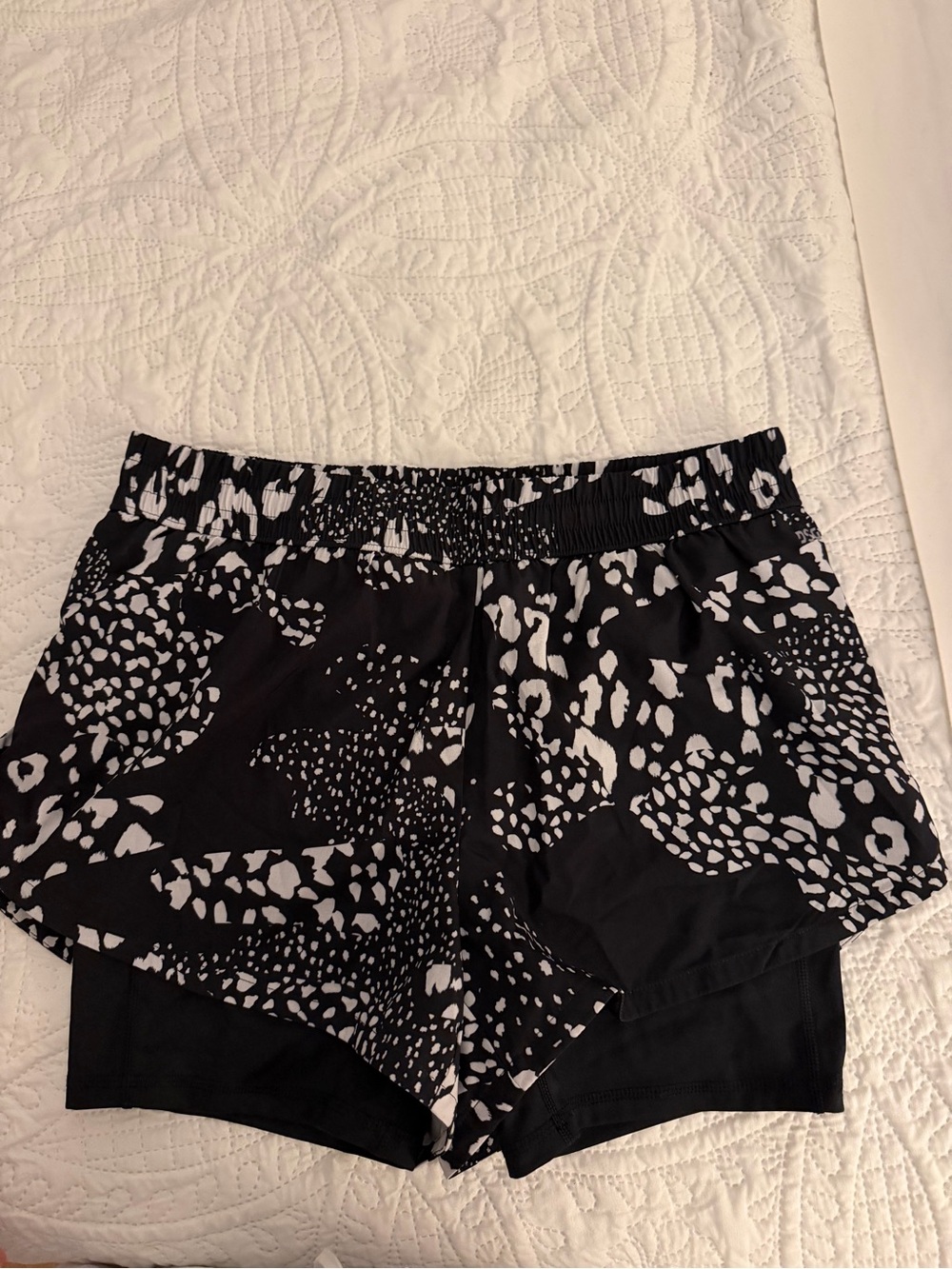 DSG Women’s Patterned Athletic Shorts with Spandex Lining
